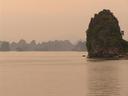 Getting further out into Halong Bay.